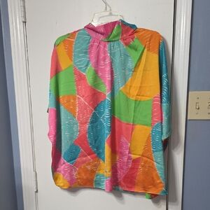 Entro Multicolor Abstract Top